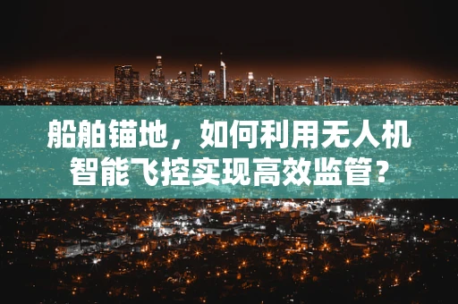 船舶锚地，如何利用无人机智能飞控实现高效监管？